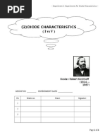 LAB 2-Diode Characteristics