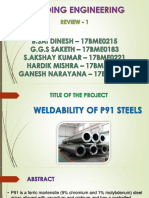Weldability of P91 Steels