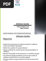 Software Quality: Robert Hughes and Mike Cotterell