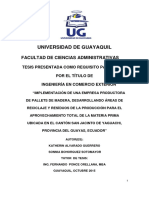 Implementacion de Una Empresa de Palets de Madera PDF