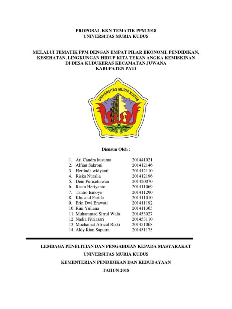 Proposal KKN Posdaya 2017 | PDF | Karier & Perkembangan | Pengembangan Diri