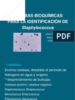 78 PRUEBAS BIOQUÍMICAS PARA LA IDENTIFICACIÓN DE Staphylococcu