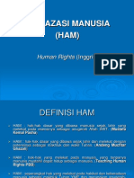 Hak Azasi Manusia (HAM) : Human Rights (Inggris)