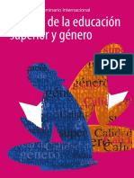 Calidad Educación Superior y Género PDF