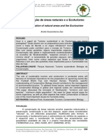 Zaú, A.S. 2014. A Conservação de Áreas Naturais e o Ecoturismo PDF