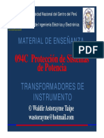 Unidad 2 - Transformadores de Instrumento PDF