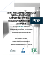 Sistema Integral de Gestion de Datos de Fiabilidad, Disponibilidad y Mantenibilidad.2007 PDF