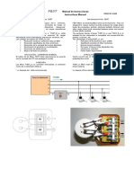 Manual de instrucciones filtros 3ra armónica FB3T