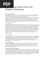 7 Contoh Sikap Toleransi Antar Umat Beragama Di Masyarakat