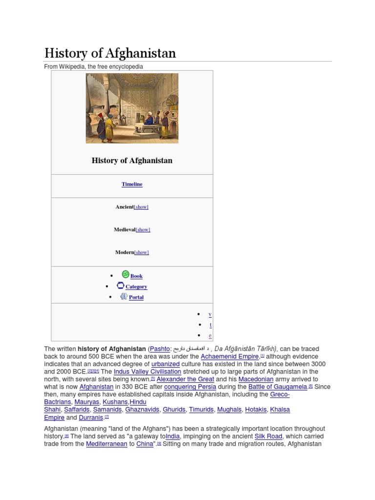 History of Afghanistan PDF People's Democratic Party Of Afghanistan