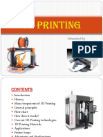 3D Printing Guide: History, Technologies, Materials and Applications