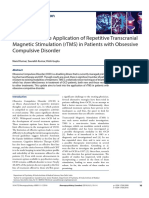 An Update of Repetitive Transcranial Magnetic Stimulation and Ocd