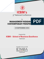 ICBM's: Management Research - Contemporary Perspectives