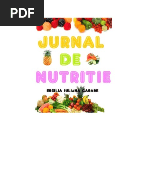 Jurnal De Nutritie Pdf