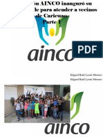 Edgard Raúl Leoni Moreno - Fundación AINCO Inauguró Su Primera Sede para Atender A Vecinos de Caricuao, Parte I