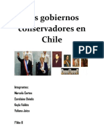 Los Gobiernos Conservadores en Chile