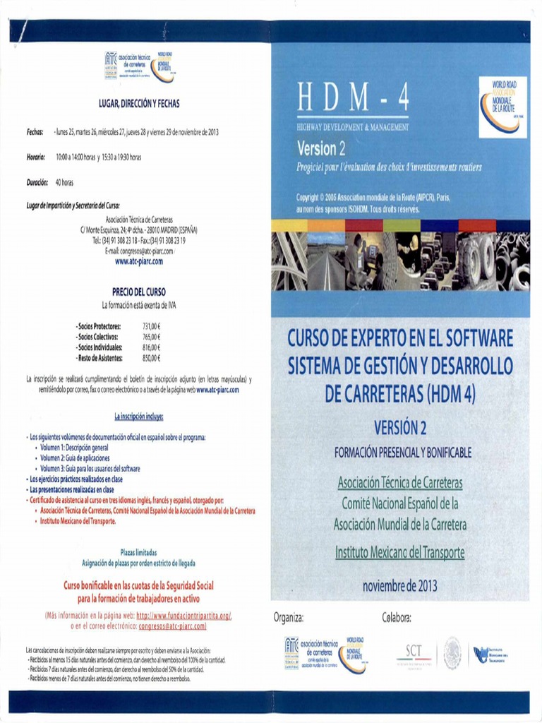 Programa HDM-4 PDF | PDF