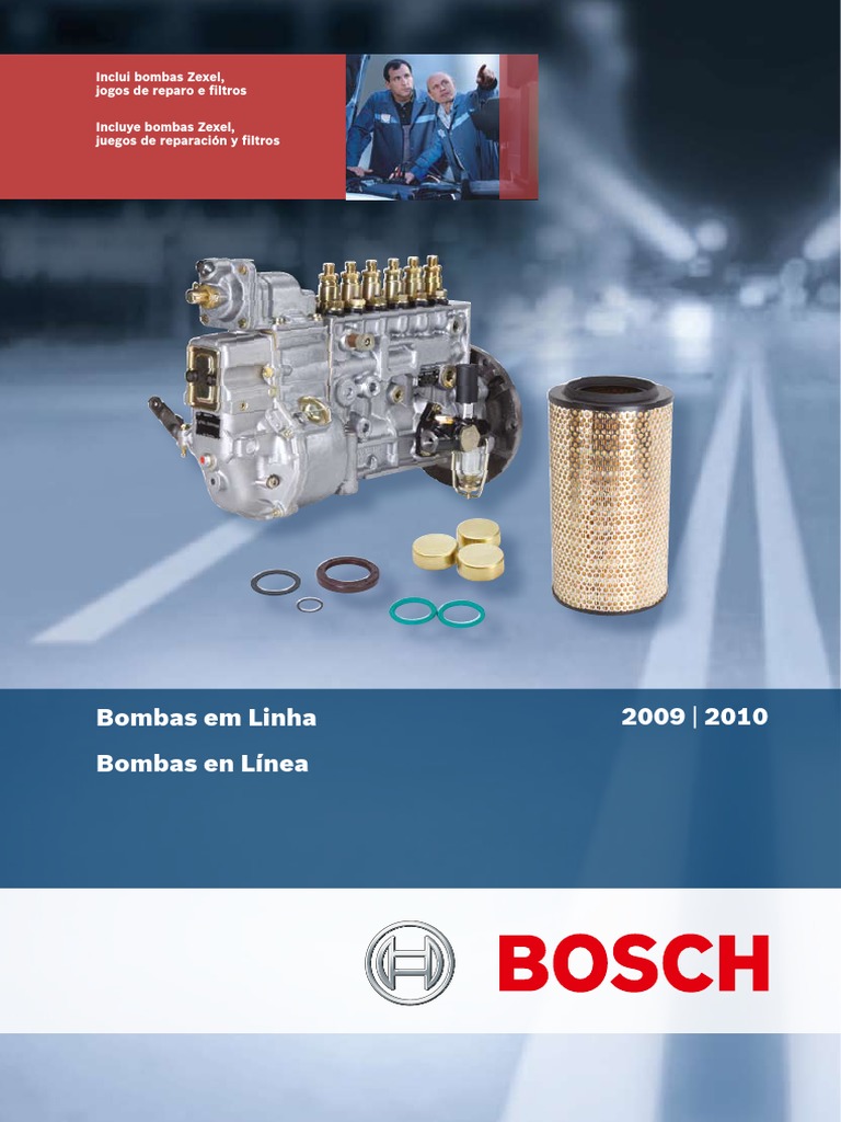 Bosch Catalogo Bombas em Linha 2009 2010, PDF, Motor de combustión  interna