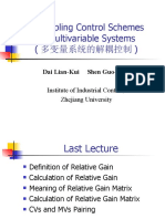Decoupling Control Schemes of Multivariable Systems (多变量系统的解耦控制)