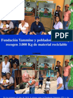 Yammine - Fundación Yammine y Pobladores de Chuspa Recogen 3.000 Kg de Material Reciclable