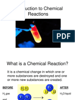 Introduction To Chemical Reactions