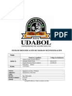 Ficha de Identificación de Trabajo de Investigación Título: Nombres y Apellidos Código de Estudiantes