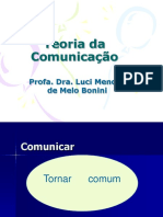 Teoria Da Comunicação - Revisão (Dra. Luci M. Bonini).ppt