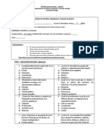 Prueba de 6° Basico