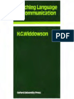 H. G. Widdowson - Teaching Language As Communication (Oxford Applied Linguistics) (1978).pdf