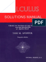 Solucionario Parcial Cálculo 1 y 2 - Tom Mike Apostol