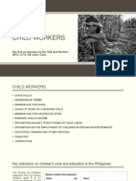 Child Workers: Ra 7610 As Amended by Ra 7658 and Ra 9231 Arts 137 & 138 Labor Code