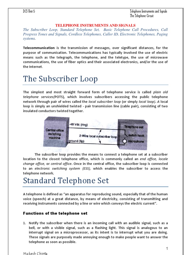 Telephone Instruments and Circuits Explained | PDF | Telephone Exchange ...