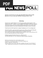 Fox March 2019 Complete National Topline March 27 Release