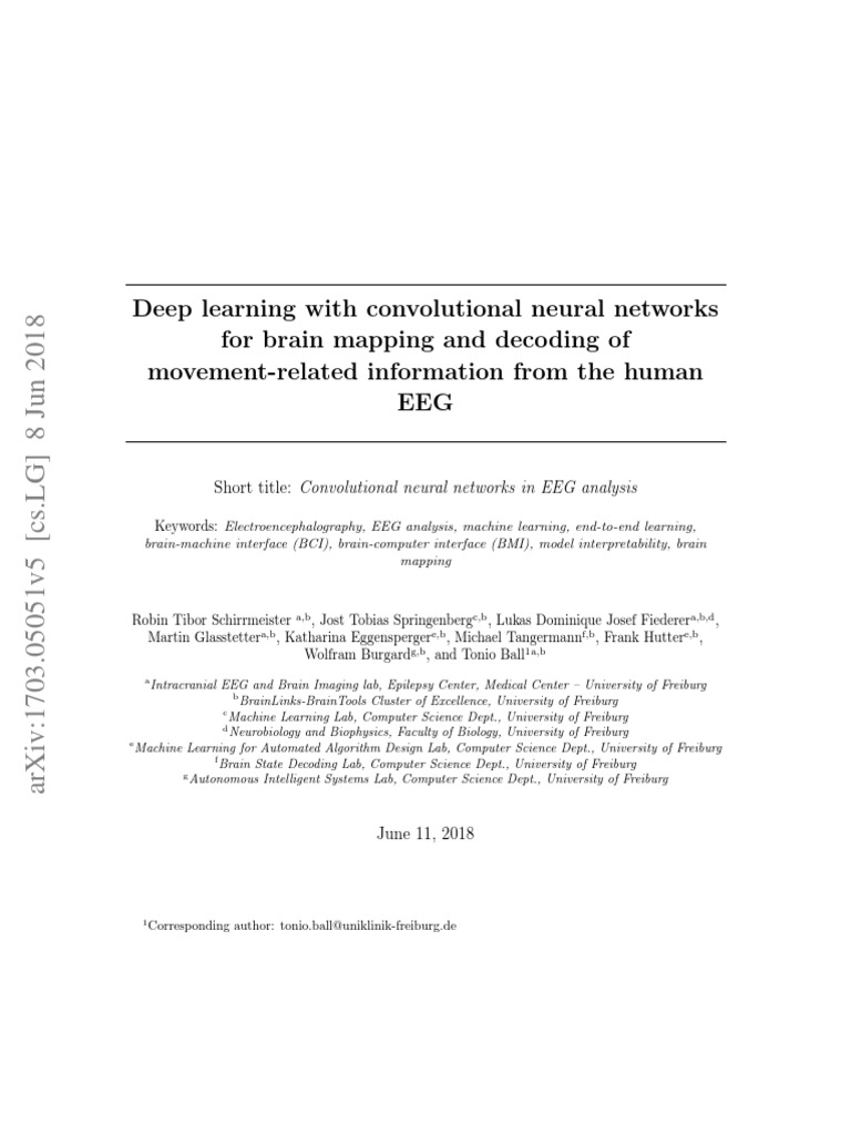 Deep Learning With Convolutional Neural Networks For Brain Mapping and ...