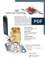 Check-Trol: Isolation Flow Control Flange