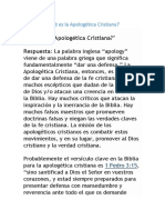 Defensa de la fe cristiana