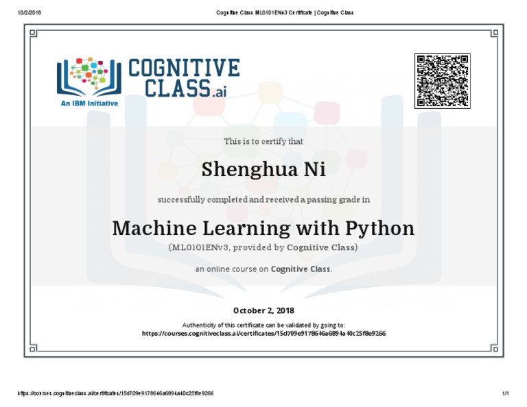 Machine Learning With Python | PDF