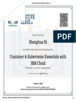 Container & Kubernetes Essentials With IBM Cloud