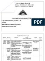 Planejamento Anual - 9º Ano