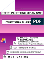 Steps in Setting Up An Sme KKG