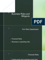 Risks and Mitigants