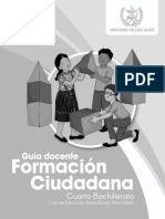 Guía Formación Ciudadana - Cuarto Bachillerato