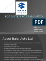 BCG Matrix For Bajaj Auto