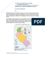 Caracterización socioeconómica del departamento de Ica