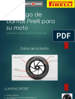 Catalogo de Llantas Pirelli para Moto