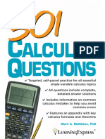 501 Calculus Questions PDF