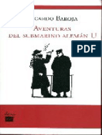 Aventuras Del Submarino Aleman U - Ricardo Baroja PDF