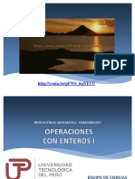 P - Sem01 - Ses01 - Operaciones Con Enteros PDF