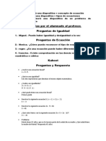 Tipos de ecuaciones y conceptos matemáticos clave