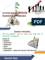 Inversión Inicial EXPO DESAROLLO DE EMPRENDEDORES